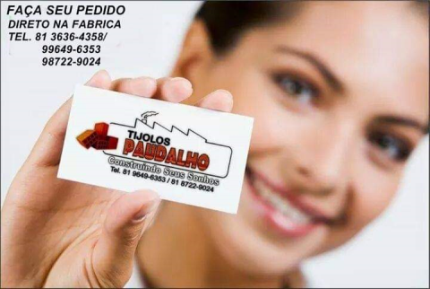 TIJOLOS DE 8 FUROS PARA GAIBU CABO PE 81 3636-4358