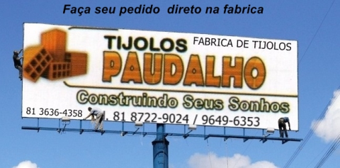 TIJOLOS CABO DE S° AGOSTINHO PE